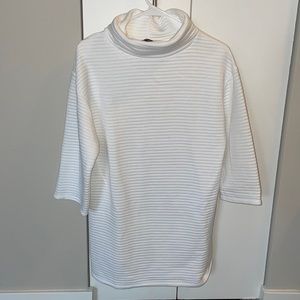 Zara white long sweater dress. Like new.